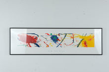 Load image into Gallery viewer, Sam Francis: "No Brush" Framed Poster - 48 x 14