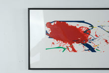 Load image into Gallery viewer, Sam Francis: "No Brush" Framed Poster - 48 x 14