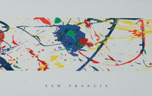 Load image into Gallery viewer, Sam Francis: "No Brush" Framed Poster - 48 x 14