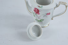 Load image into Gallery viewer, Sango Monterey Japan Rose Gold Trim China Dinnerware Set 58 Piece Service for 8