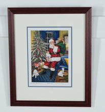 Load image into Gallery viewer, William Mangum Signed "Santa’s Joy" Framed Holiday Print