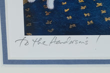 Load image into Gallery viewer, William Mangum Signed "Santa’s Joy" Framed Holiday Print
