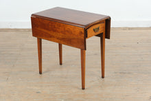 Load image into Gallery viewer, Statton Trutype Americana Cherry Drop Leaf End Table with Drawer