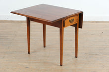 Load image into Gallery viewer, Statton Trutype Americana Cherry Drop Leaf End Table with Drawer