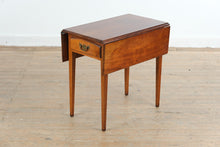 Load image into Gallery viewer, Statton Trutype Americana Cherry Drop Leaf End Table with Drawer