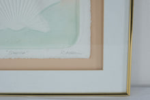 Load image into Gallery viewer, Vintage Roberta Adkins Sonico Embossed Paper Shell Art Framed 20x20