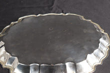 Load image into Gallery viewer, Scalloped Edged Silver Plated Platter - 14"