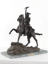 Load image into Gallery viewer, "Scalp" by Frederic Remington - Bronze Sculpture