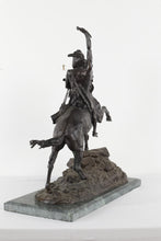 Load image into Gallery viewer, "Scalp" by Frederic Remington - Bronze Sculpture