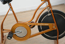 Load image into Gallery viewer, Vintage Schwinn Exerciser Stationary Bike 1970s Indoor Cycle Copper Finish