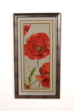 Load image into Gallery viewer, Scripted Poppies Framed Art