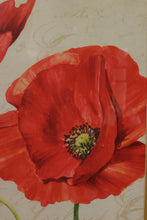 Load image into Gallery viewer, Scripted Poppies Framed Art