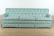 Load image into Gallery viewer, Vintage Seafoam Tufted Sofa by Nix Upholstery – Excellent Condition