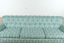 Load image into Gallery viewer, Vintage Seafoam Tufted Sofa by Nix Upholstery – Excellent Condition