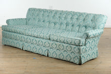 Load image into Gallery viewer, Vintage Seafoam Tufted Sofa by Nix Upholstery – Excellent Condition