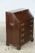 Load image into Gallery viewer, Traditional Mahogany Finish Drop Front Secretary Desk with Four Drawers