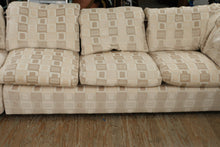 Load image into Gallery viewer, Modern Sectional Sofa with Geometric Upholstery and Feather Down Cushions