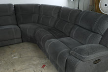 Load image into Gallery viewer, Prescott Point Gray 6-Piece Power Reclining Sectional with Chaise
