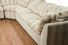 Load image into Gallery viewer, Modern Sectional Sofa with Geometric Upholstery and Feather Down Cushions