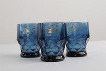 Load image into Gallery viewer, Set of 3 Georgian Blue/Gray Juice Tumblers - Viking