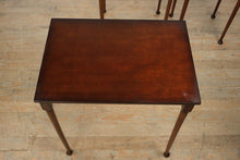 Load image into Gallery viewer, Elegant Set of 3 Mahogany Nesting Tables by Bombay Company