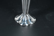 Load image into Gallery viewer, Set of 3 Silver Trumpet Vases – Reed & Barton Style – Flared Tulip Rim – 7” Tall