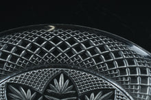 Load image into Gallery viewer, Set of 6 Cristal D’Arques-Durand Clear Cut Glass Luncheon Plates – 8” Star & Diamond Pattern – France