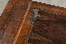 Load image into Gallery viewer, Antique Treadle Sewing Machine in Inlaid Wood Cabinet