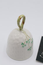 Load image into Gallery viewer, Belleek Ireland Shamrock Bell Porcelain 4.5 Inch