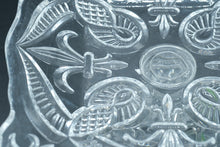 Load image into Gallery viewer, Shannon Crystal Pedestal Serving Dish, Square Cut Glass by Godinger, 7.25"