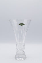 Load image into Gallery viewer, Shannon by Godinger Crystal Flared Vase 8.5 Inch Lead Crystal