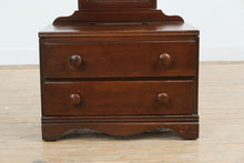 Load image into Gallery viewer, Wood Shaving Mirror Chest with Two Drawers and Fixed Mirror
