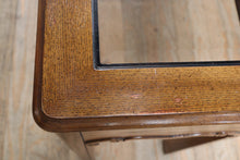 Load image into Gallery viewer, Shell Cliff Oak Console Table with Glass Panels