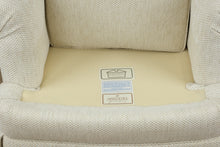 Load image into Gallery viewer, Sherrill Upholstered Armchair with Ottoman – Neutral Cream with Subtle Sheen