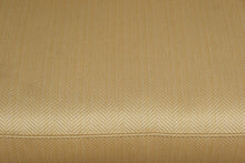 Load image into Gallery viewer, Sherrill Furniture High-Back Tufted Upholstered Sofa in Golden Herringbone