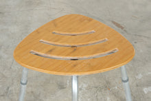 Load image into Gallery viewer, DMI Bamboo Adjustable Corner Shower Stool Aluminum Bath Seat