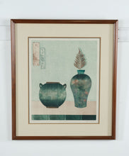 Load image into Gallery viewer, “Sienna Fern” Monoprint by Michael March – Framed Art Print – 26" x 30"