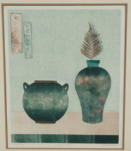 Load image into Gallery viewer, “Sienna Fern” Monoprint by Michael March – Framed Art Print – 26" x 30"