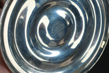 Load image into Gallery viewer, La Pierre Sterling Hurricane Candlestick Pair Etched Glass Shades 10.5 Inch
