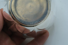 Load image into Gallery viewer, Vintage Silver Plate Sugar and Creamer Set Gold Wash Double Caddy