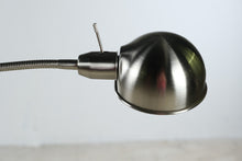 Load image into Gallery viewer, Brushed Nickel Adjustable Gooseneck Floor Lamp Reading Task Light Modern