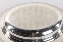 Load image into Gallery viewer, Silver Covered Vegetable with Glass Divider