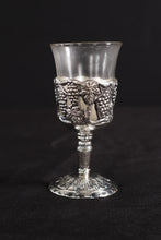 Load image into Gallery viewer, Footed Sterling Silver Platter w/ Cordial Cups