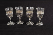 Load image into Gallery viewer, Footed Sterling Silver Platter w/ Cordial Cups