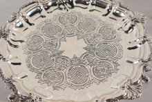 Load image into Gallery viewer, Footed Sterling Silver Platter w/ Cordial Cups