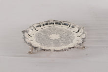 Load image into Gallery viewer, Footed Sterling Silver Platter w/ Cordial Cups