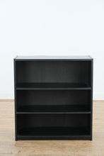 Load image into Gallery viewer, Black 3-Shelf Wooden Bookcase – 29.5”W x 11.5”D x 31.5”H | Simple & Functional Storage Shelf