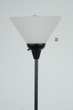 Load image into Gallery viewer, Simple Designs FL1011-BLK Torchiere Floor Lamp – Black, 70" Tall