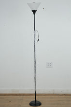 Load image into Gallery viewer, Simple Designs FL1011-BLK Torchiere Floor Lamp – Black, 70" Tall
