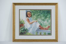 Load image into Gallery viewer, “Sitting Pretty” by Launi Snow Hein – Framed Fine Art Print – 29” x 25.5”